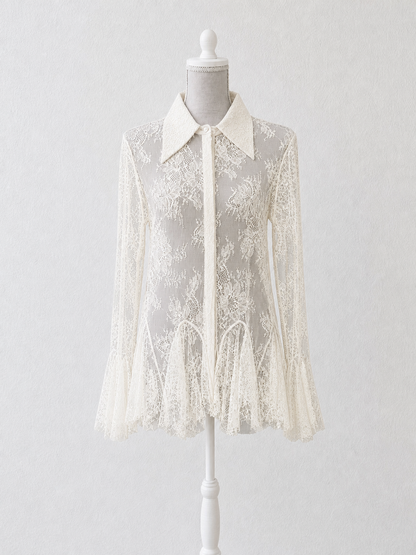 Camicia Chantilly in pizzo - Atelier Vita