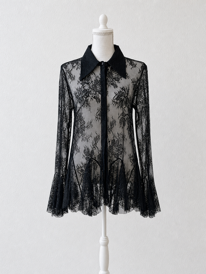 Camicia Chantilly in pizzo - Atelier Vita