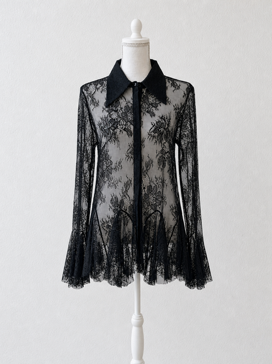 Camicia Chantilly in pizzo - Atelier Vita