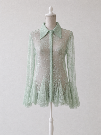 Camicia Chantilly in pizzo - Atelier Vita