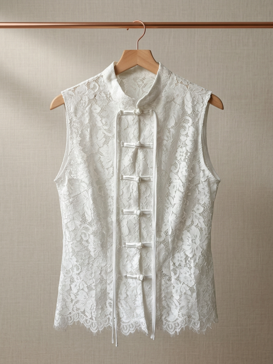 Camicetta Tokyo in pizzo - Atelier Vita
