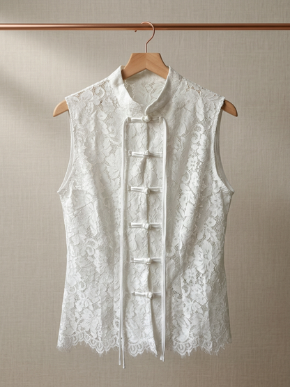 Camicetta Tokyo in pizzo - Atelier Vita