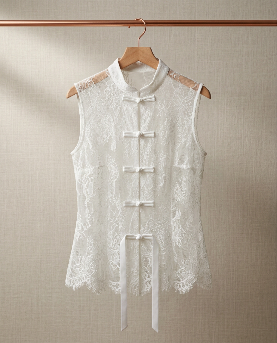 Camicetta Tokyo in pizzo - Atelier Vita