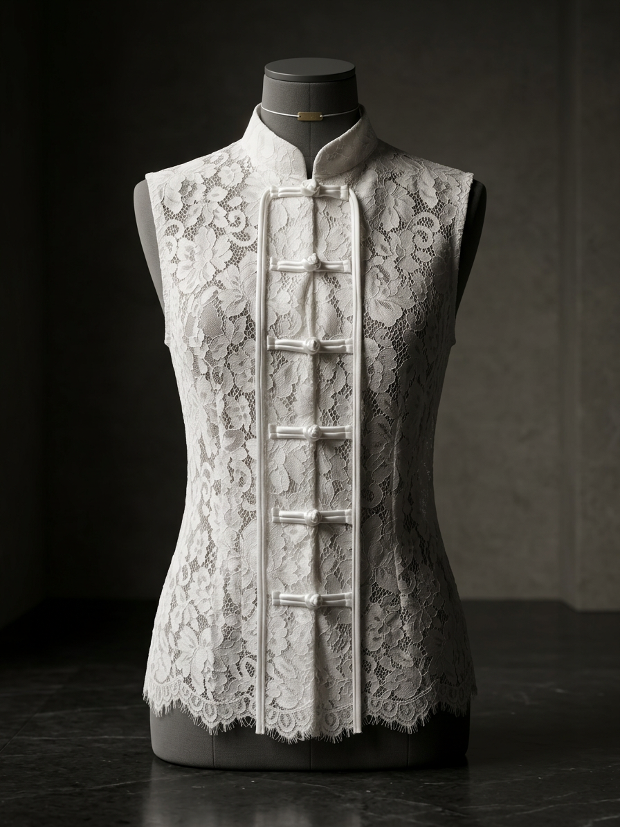 Camicetta Tokyo in pizzo - Atelier Vita