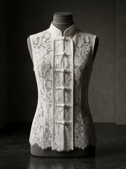 Camicetta Tokyo in pizzo - Atelier Vita